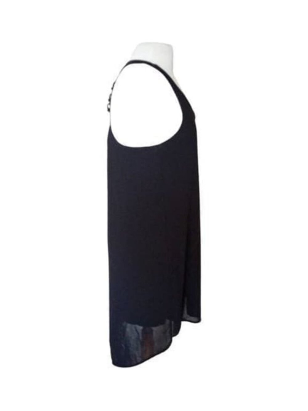 Black Chiffon Strappy